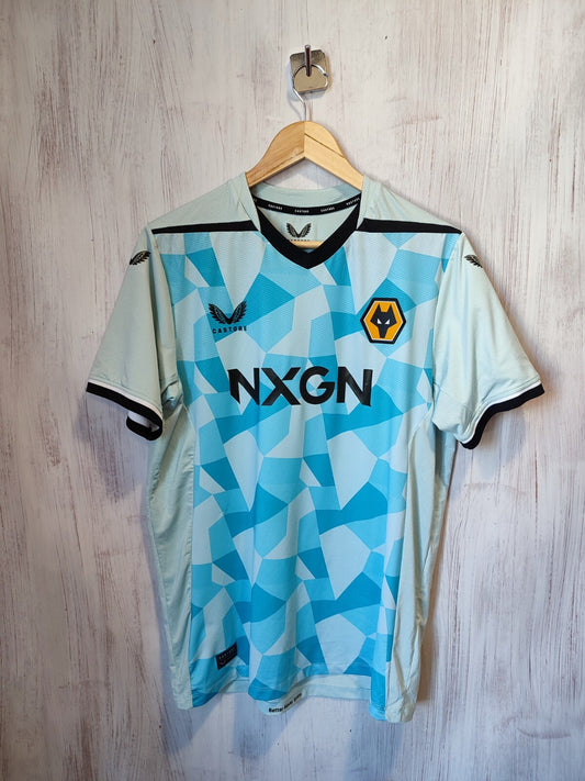 Wolverhampton Wanderers 2022 2023 GK Sz M Wolves shirt jersey kit Goalkeeper #1