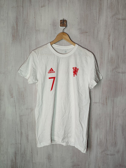 Manchester United 2020 2021 Sz M Cotton football shirt jersey soccer tee Ronaldo