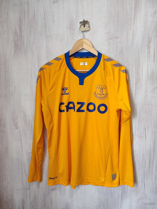 FC Everton 2020 2021 away Size S/M Hummel shirt jersey soccer football kit L/S