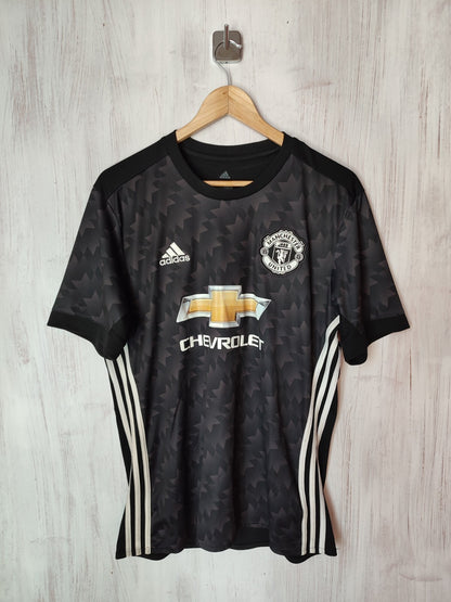 Manchester United 2017 2018 away Size L Adidas soccer shirt jersey football kit