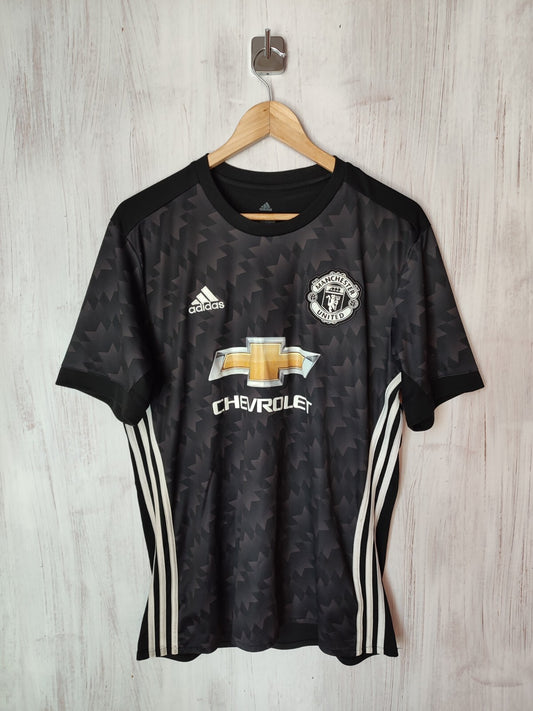 Manchester United 2017 2018 away Size L Adidas soccer shirt jersey football kit