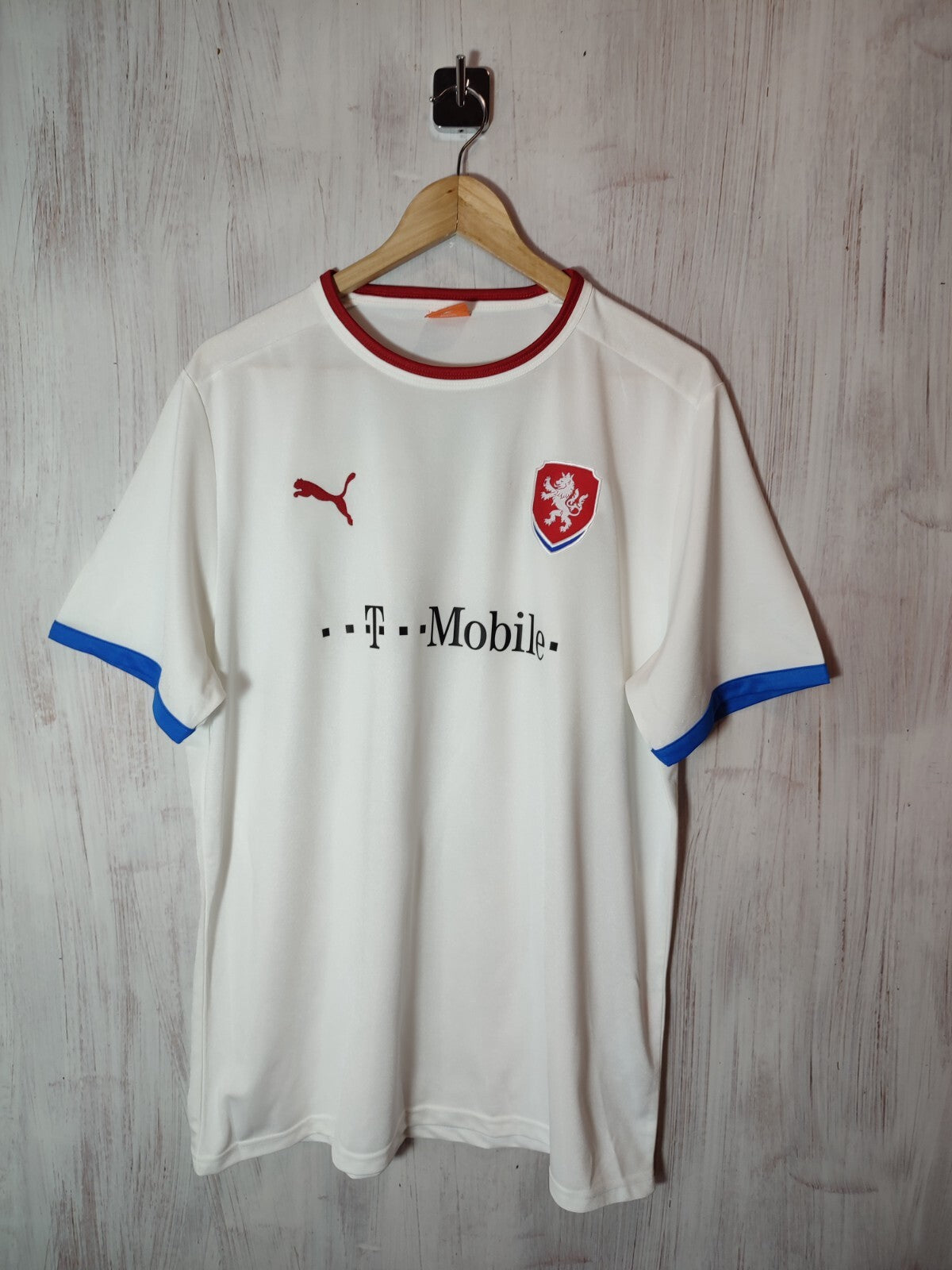 Czech Republic 2012 away Size 2XL Puma shirt jersey kit football soccer tee XXL