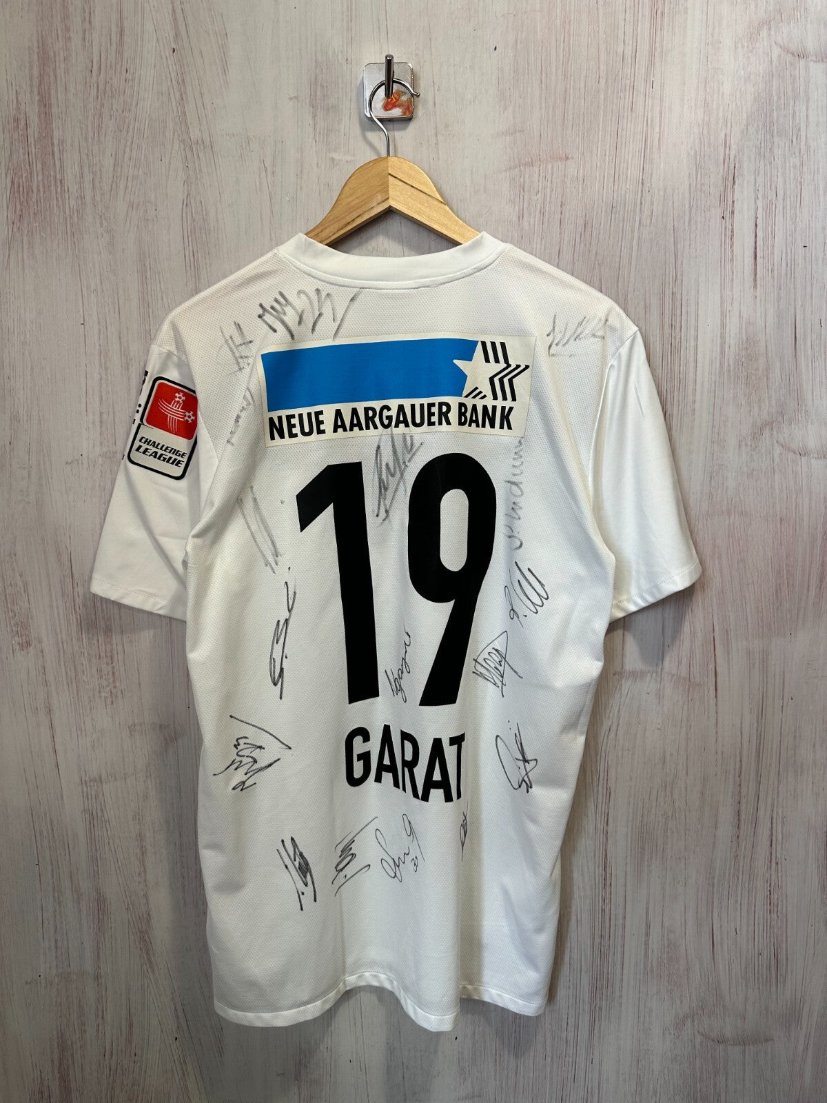 FC Aarau 2011 2012 home Sz L Nike football shirt jersey trikot soccer kit Garat
