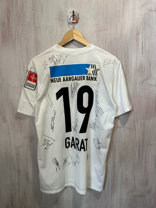 FC Aarau 2011 2012 home Sz L Nike football shirt jersey trikot soccer kit Garat