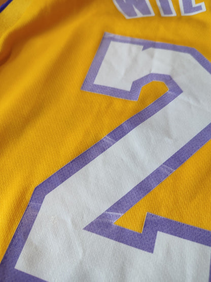 Los Angeles Lakers #Jason Williams Size L Adidas jersey shirt Basketball kit tee