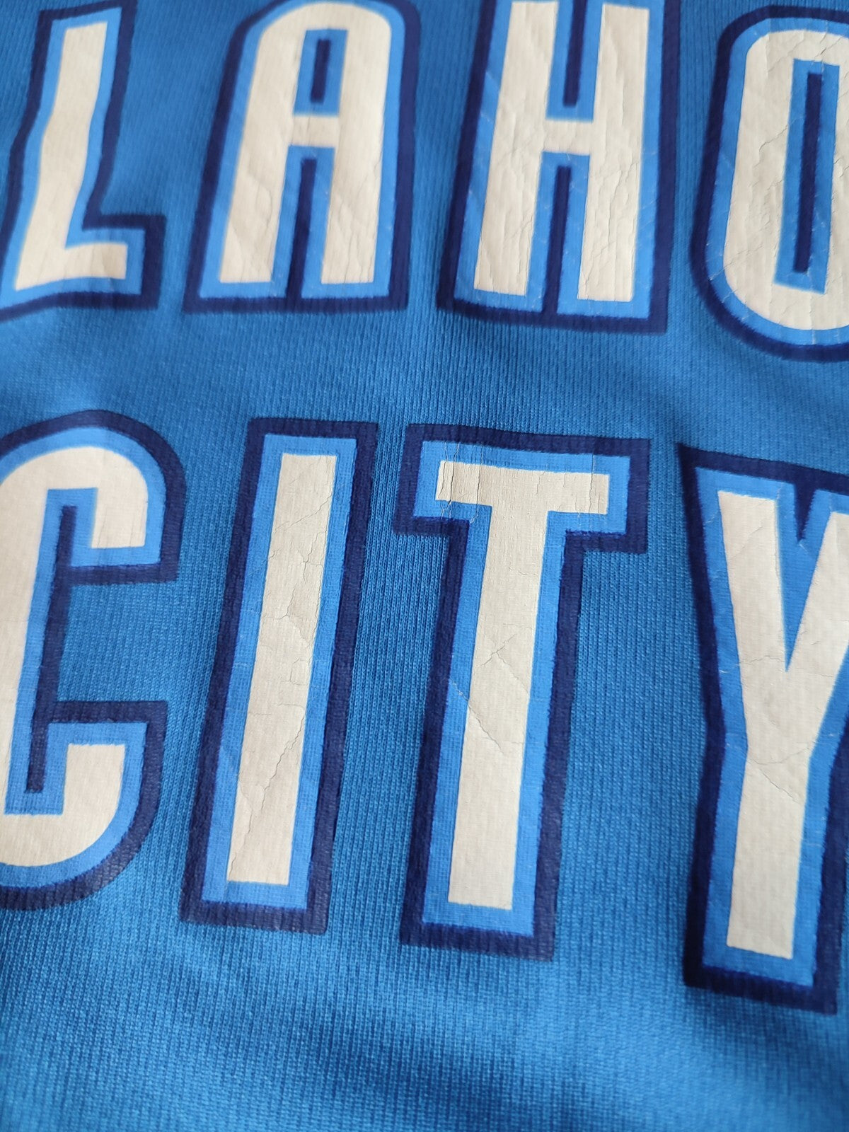 Oklahoma City #9 Serge Ibaka Size XL Adidas jersey shirt Basketball kit maillot