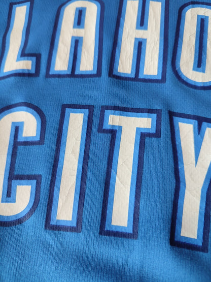 Oklahoma City #9 Serge Ibaka Size XL Adidas jersey shirt Basketball kit maillot