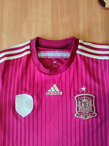 Spain 2013 2014 2015 home Size S Adidas shirt jersey football soccer maillot kit