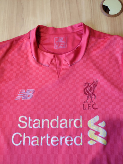 FC Liverpool 2015 2016 home Sz S New Balance shirt soccer jersey football kit NB