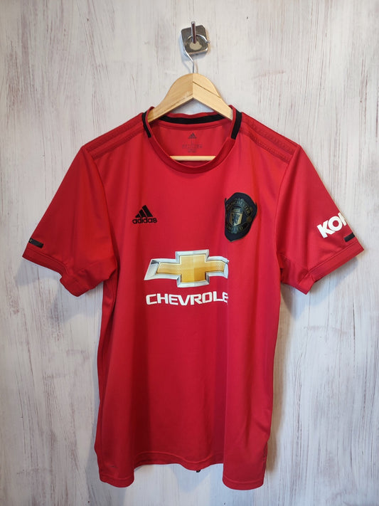 Manchester United 2019 2020 home Size L Adidas soccer shirt jersey football kit