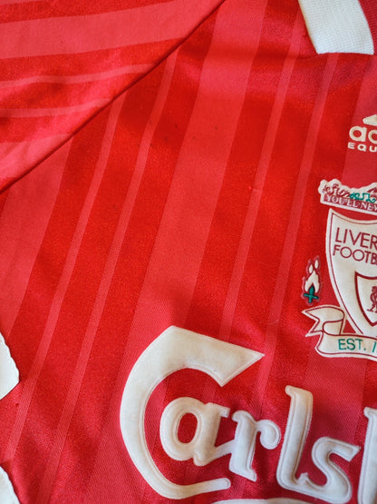 VINTAGE FC Liverpool 1993 1994 1995 home Size M shirt jersey football kit Adidas