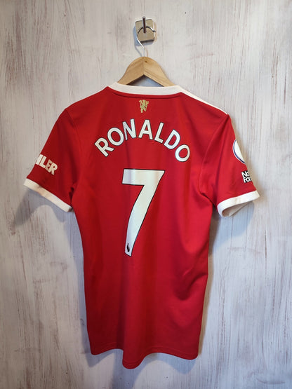 Manchester United 2021 2022 home Size S Adidas shirt jersey football kit Ronaldo