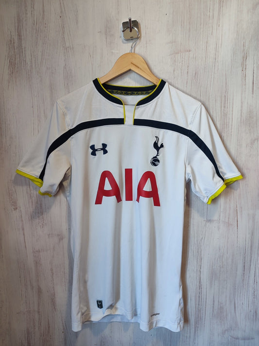 Tottenham Hotspur 2014 2015 home Sz M Under Armour Spurs shirt jersey kit trikot