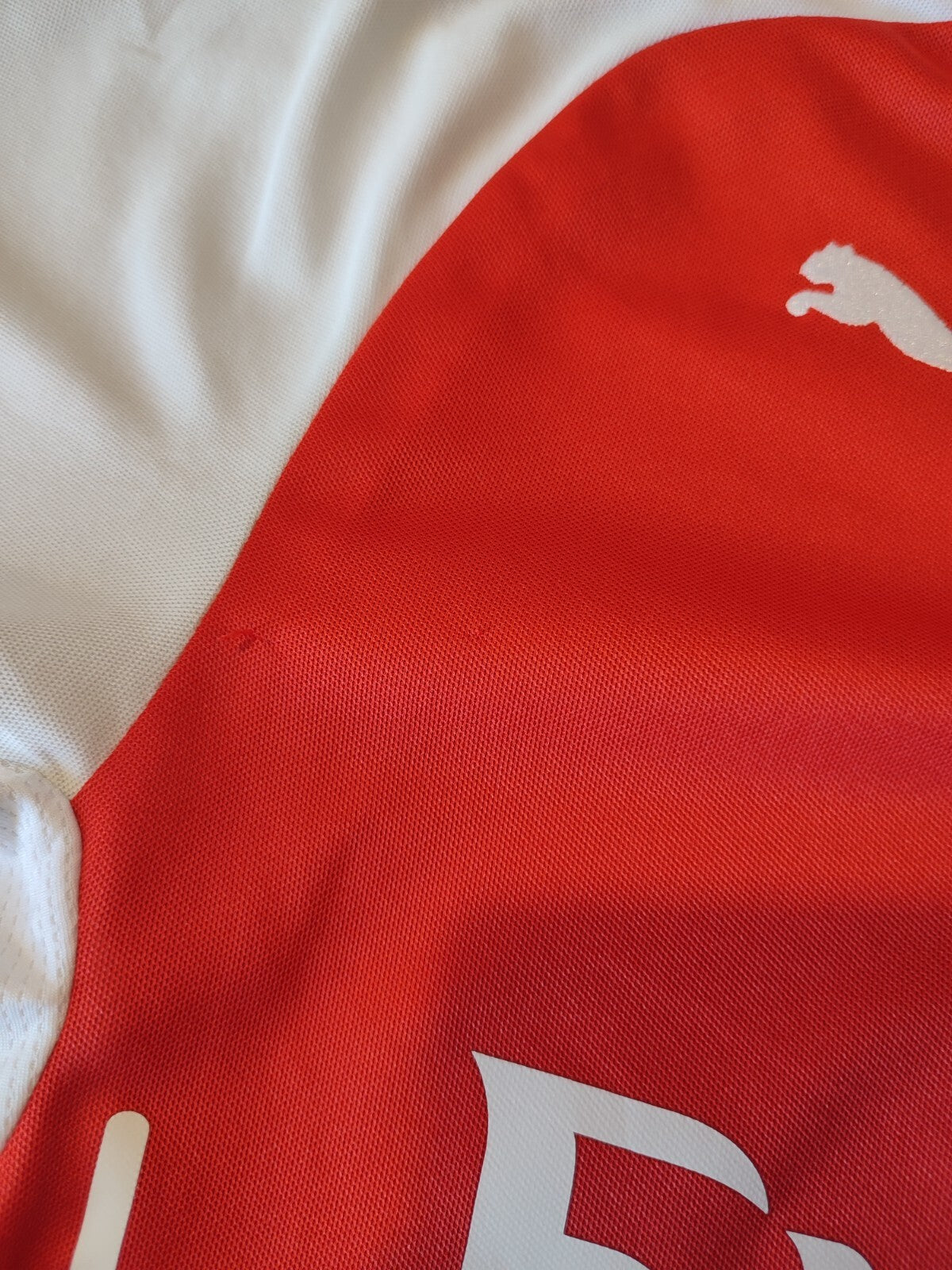 Arsenal London 2014 2015 home Sz S Puma shirt football jersey soccer maillot kit