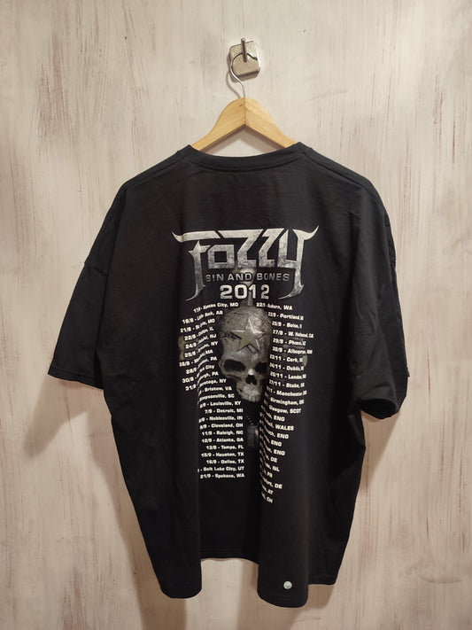 Fozzy 2012 Sin and bones Size 3XL Fruit of the loom jersey shirt tee  rock metal
