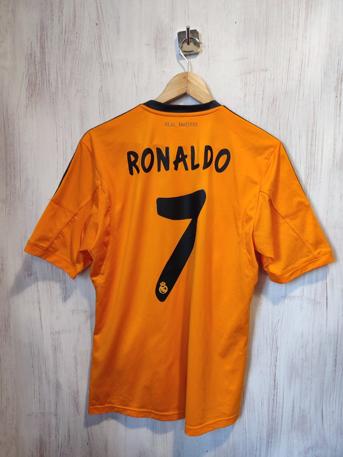 Real Madrid 2013 2014 3rd Size M soccer shirt jersey football third kit Ronaldo