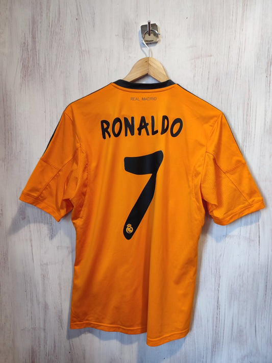 Real Madrid 2013 2014 3rd Size M soccer shirt jersey football third kit Ronaldo