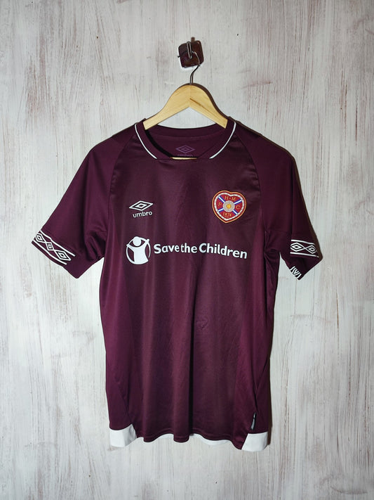 Heart of Midlothian 2018 2019 home Sz S football shirt jersey soccer kit maillot