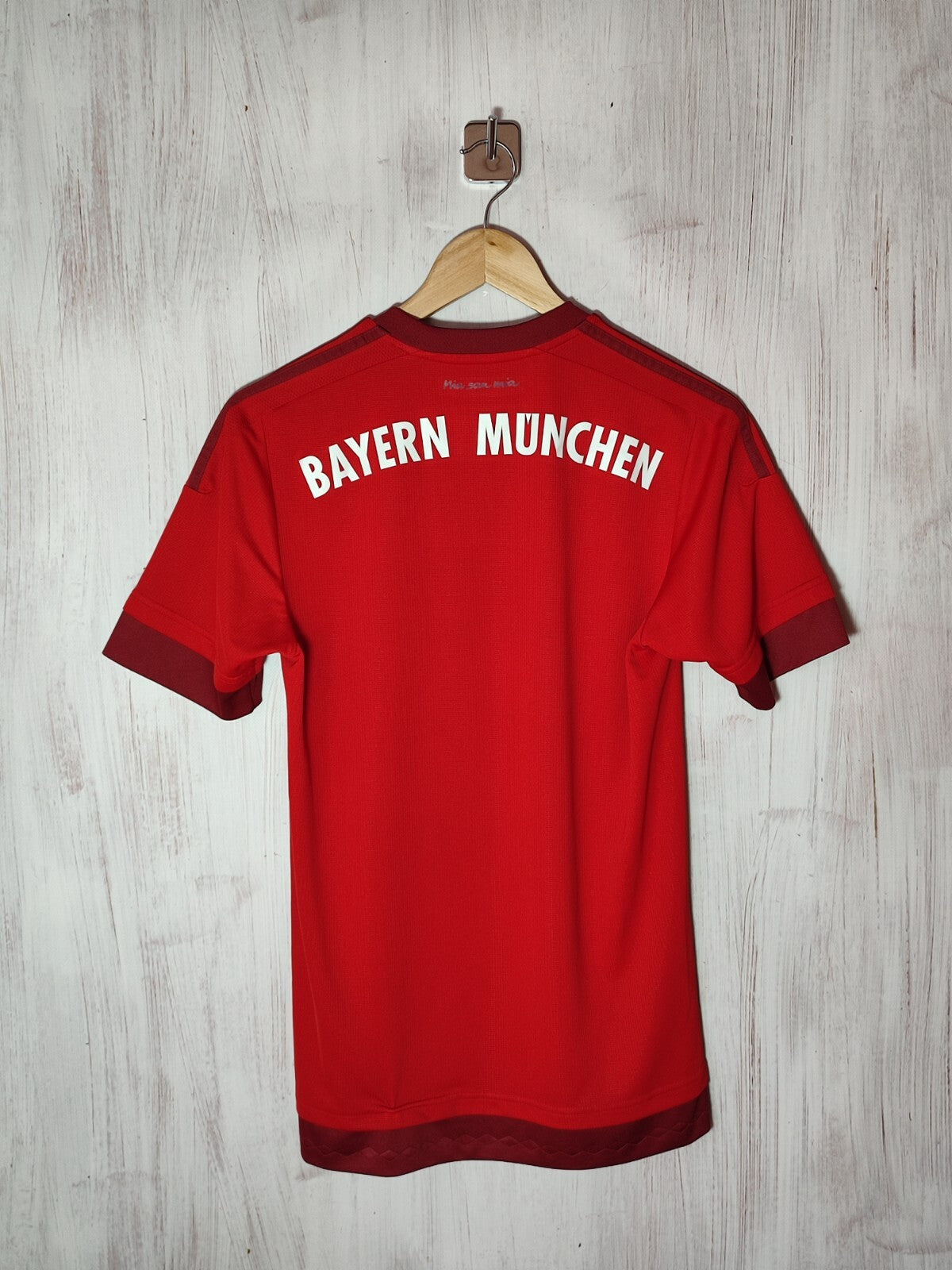 Bayern Munich 2015 2016 home Sz S Adidas shirt jersey trikot soccer kit football