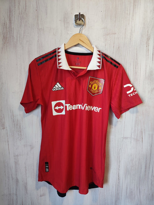 AUTHENTIC Manchester United 2022 2023 home Sz S jersey shirt football kit Adidas