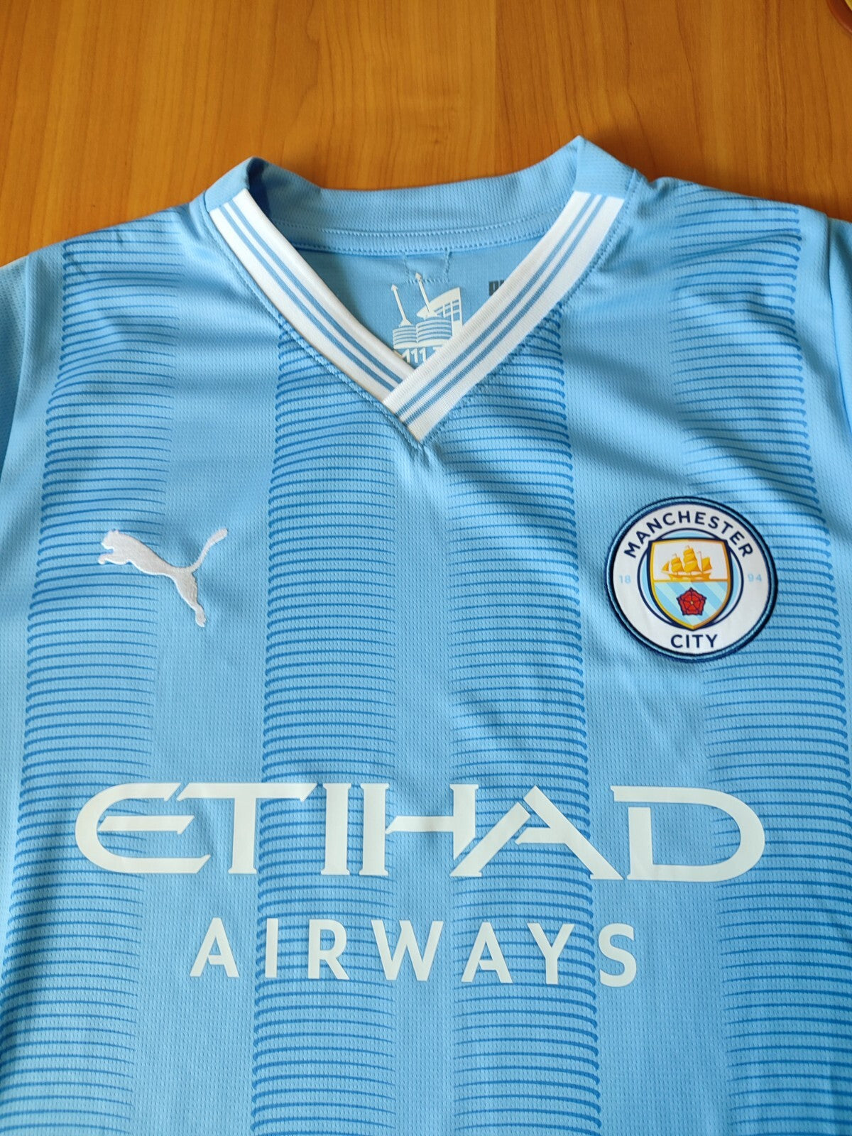 Manchester City 2023 2024 home Sz S kit shirt jersey football soccer maillot tee