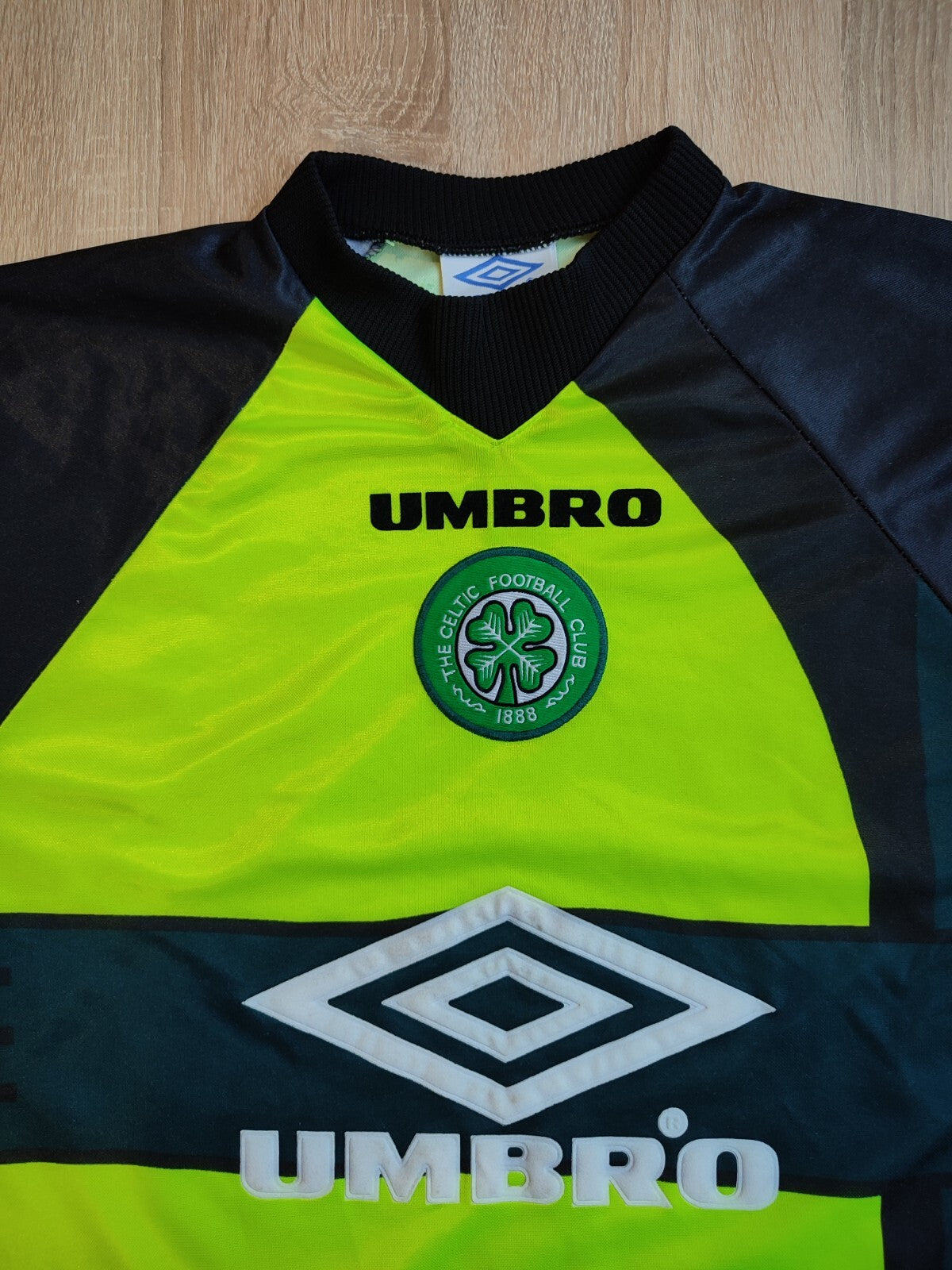 FC Celtic 1997 1998 1999 goalkeeper Size Y shirt jersey football kit GK YOUTH