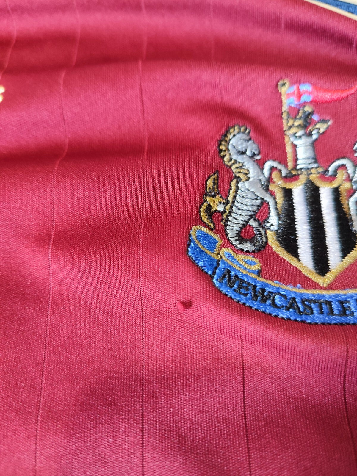 Newcastle United 2006 2007 away Size M Adidas football shirt jersey kit Shearer