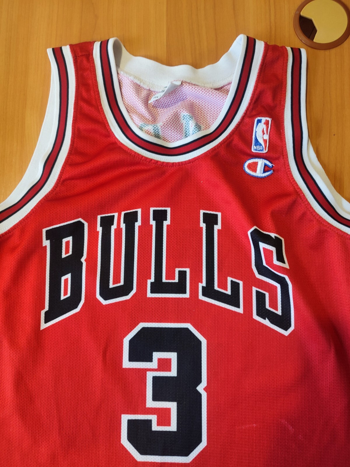 Chicago Bulls #3 Chandler Size M Champion basketball shirt jersey kit tee trikot