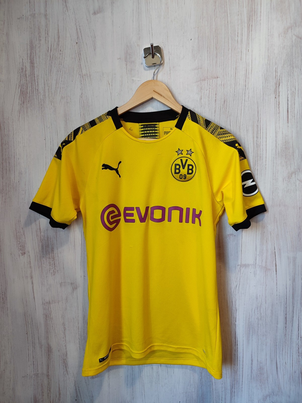 Borussia Dortmund 2019 2020 home Sz S BVB Puma jersey shirt soccer football kit