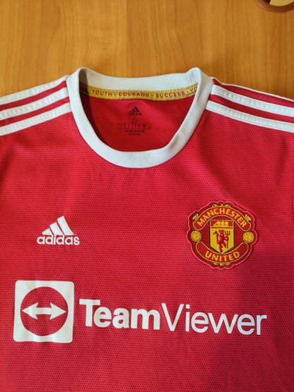 Manchester United 2021 2022 home Size S Adidas soccer shirt jersey football kit