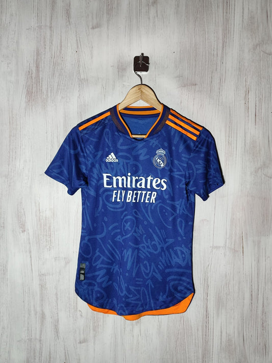 Authentic womens Real Madrid 2021 2022 away Sz XS Adidas shirt jersey soccer kit