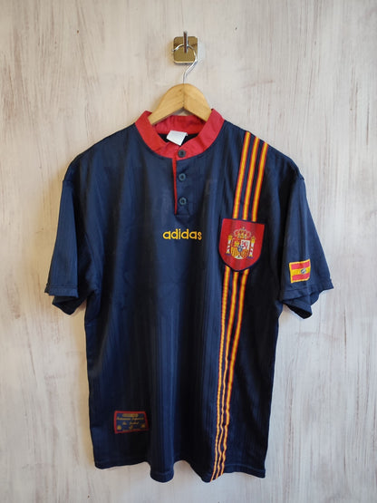 Spain 1999 2000 Away Size M Adidas shirt jersey maillot football soccer kit tee