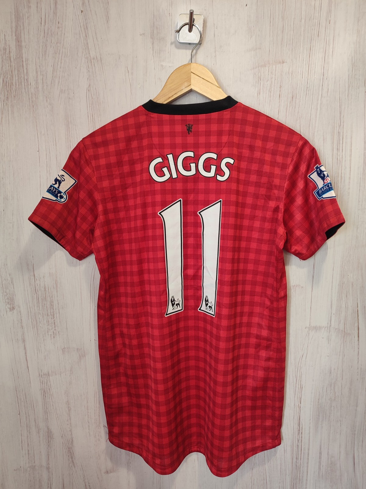 women's Manchester United 2012 2013 Sz M home shirt jersey soccer football Giggs