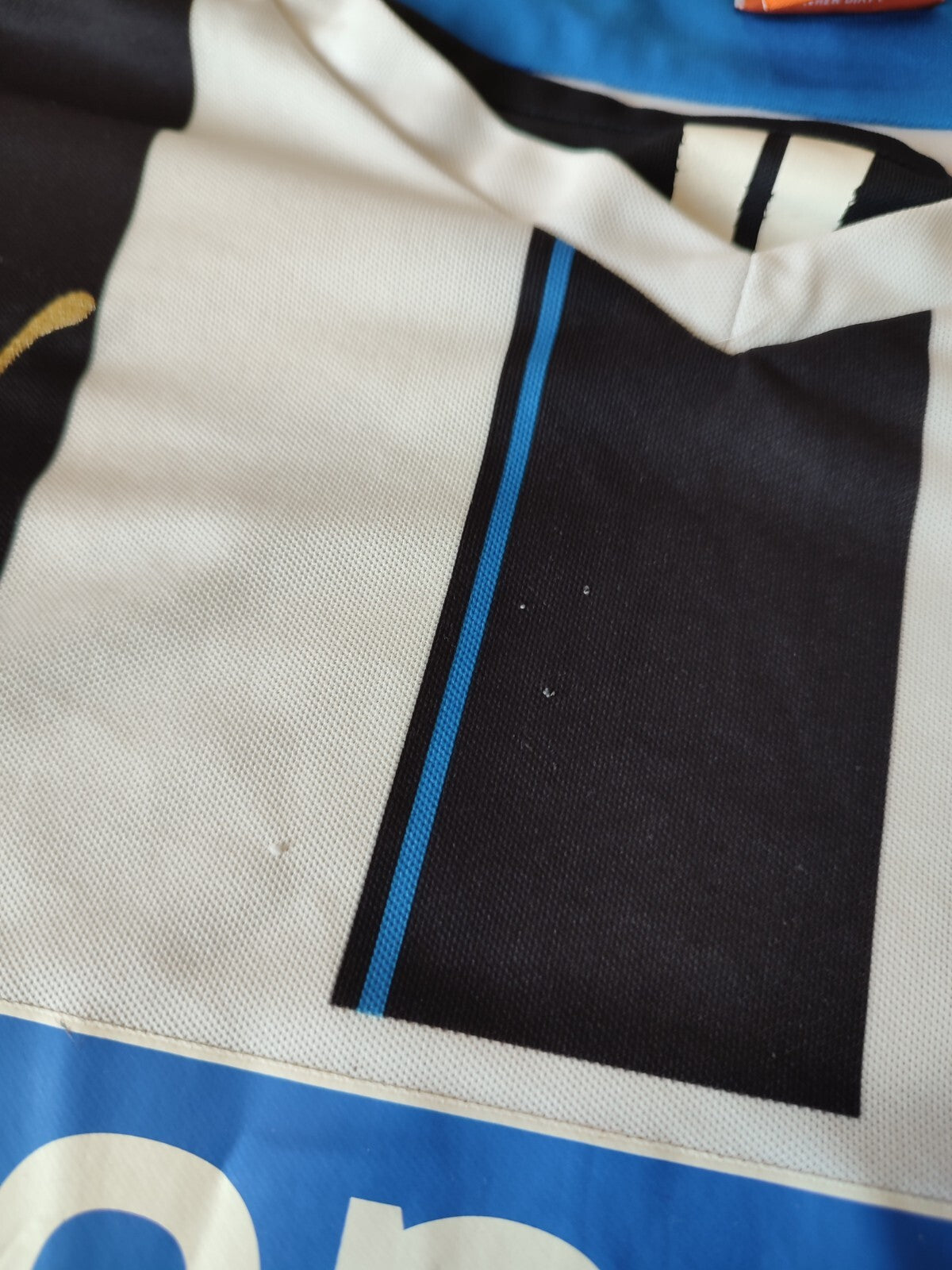 Newcastle United 2013 2014 home Size L Puma football soccer shirt jersey kit tee