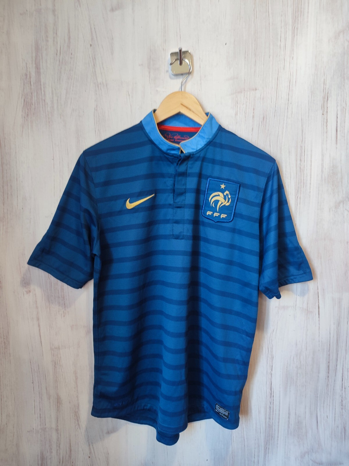 France team 2012 2013 home Size M Nike shirt jersey soccer football kit tee