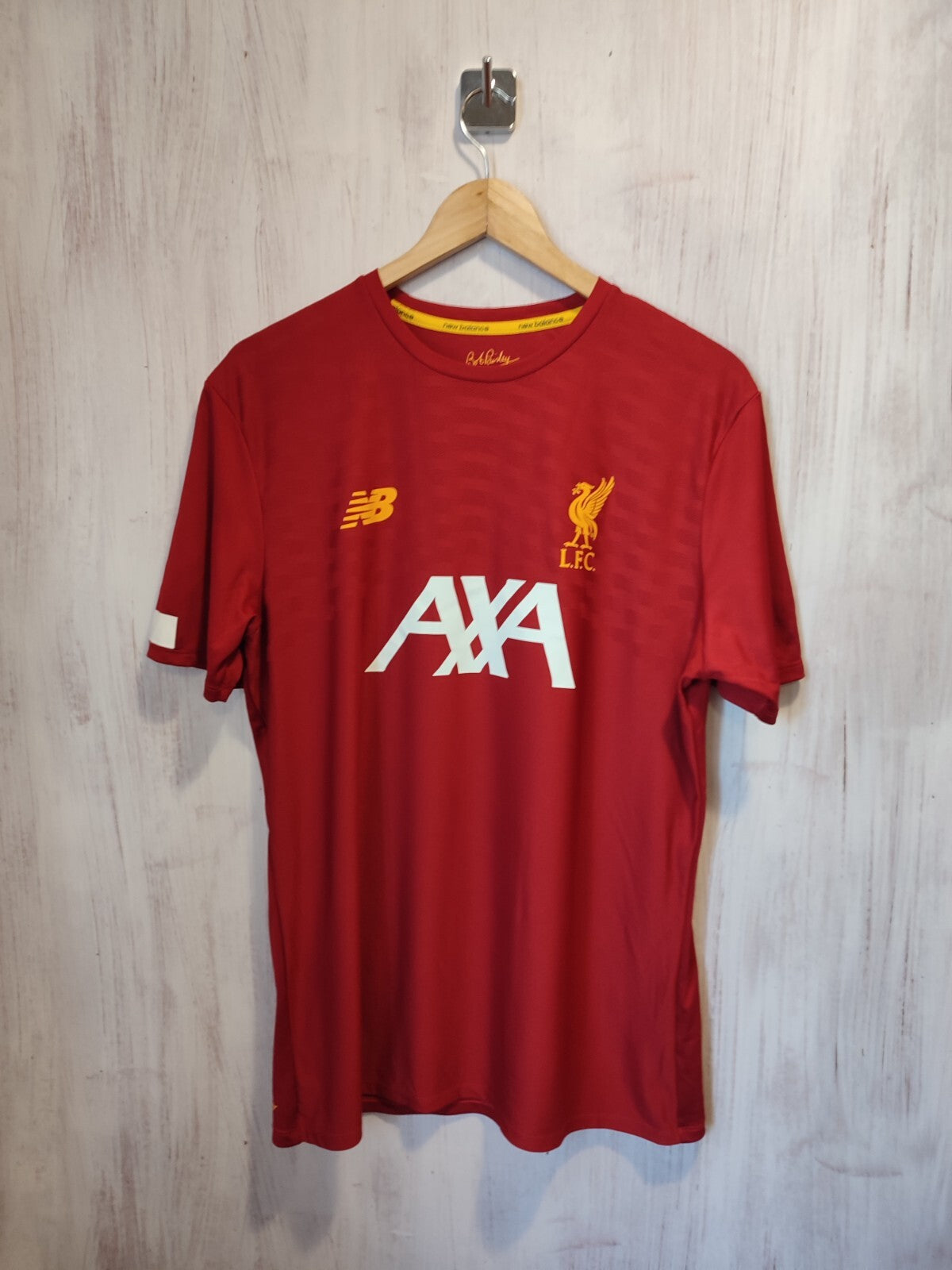 Liverpool 2019 2020 training Sz L New Balance shirt soccer football jersey kit