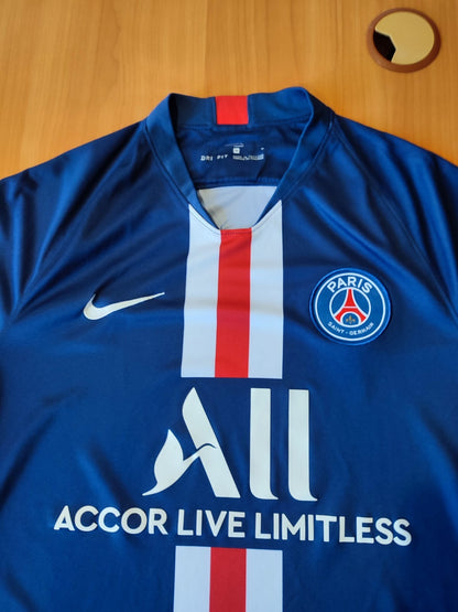 Paris Saint-Germain 2019 2020 home Sz M jersey shirt soccer football kit tee PSG