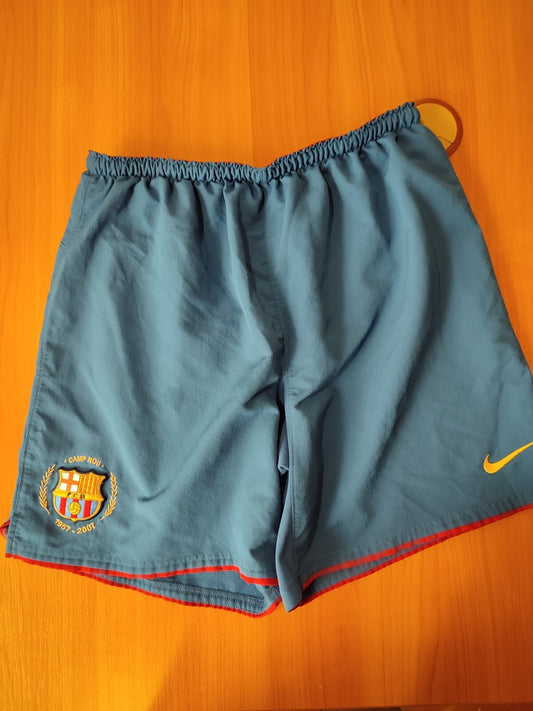 FC Barcelona 2007 2008 home Size L Nike football soccer shorts Barca kit Large