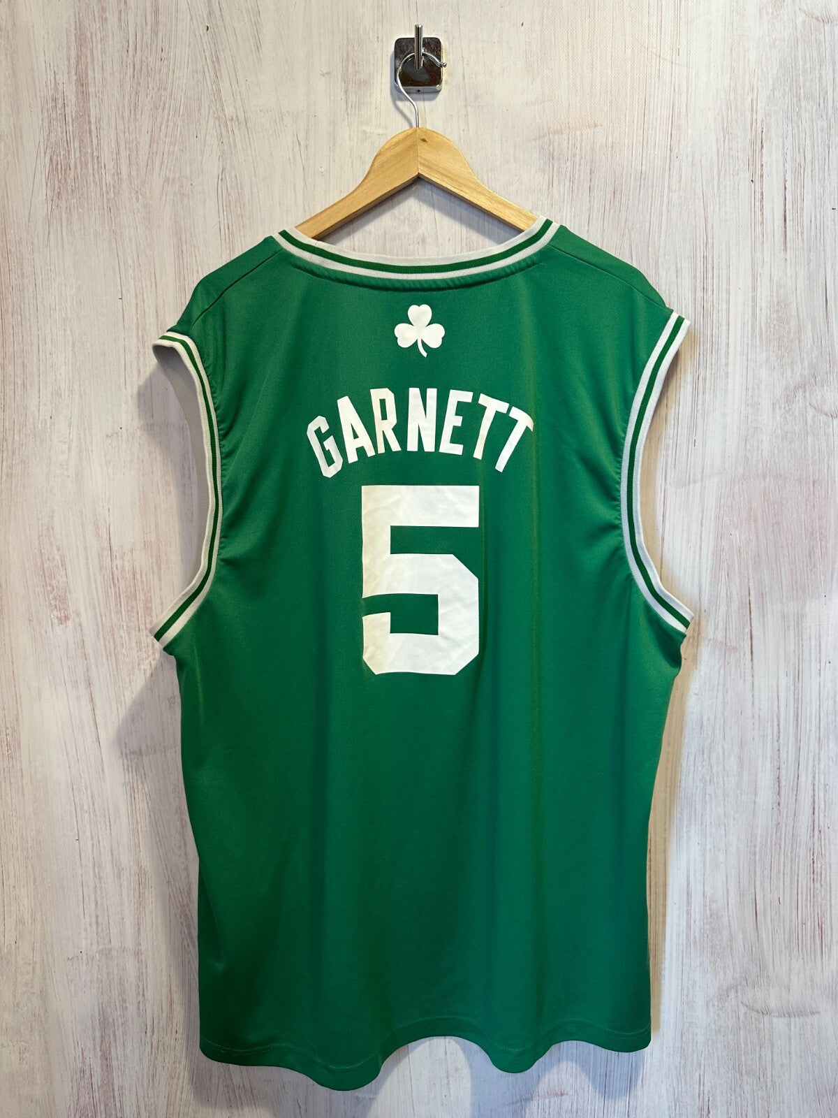 Boston Celtics #5 Kevin Garnett Size 2XL Adidas Basketball shirt jersey kit XXL