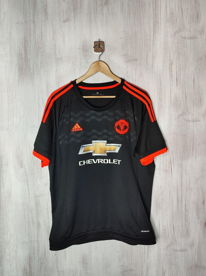 Manchester United 2015 2016 third Size XL Adidas soccer shirt jersey 3rd kit tee