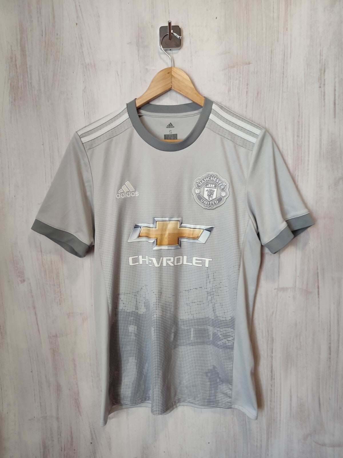 Manchester United 2017 2018 3rd Sz S football shirt jersey kit tee third Martial