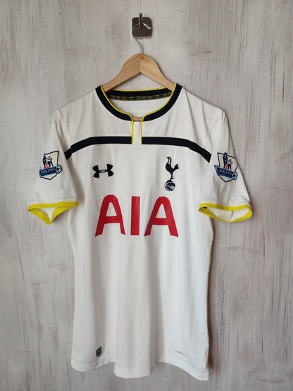 Tottenham Hotspur 2014 2015 home Size L Under Armour Spurs shirt jersey maillot