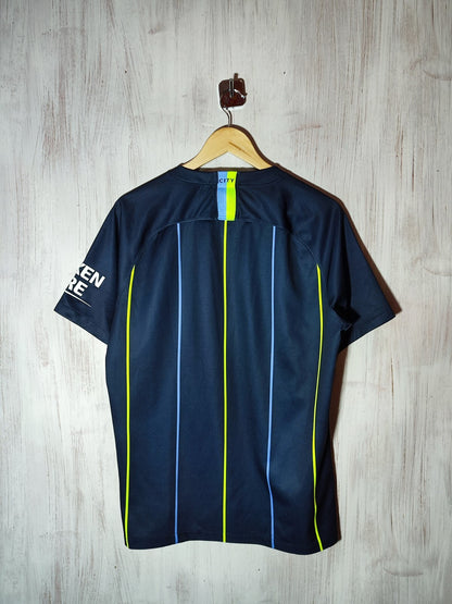 Manchester City 2018 2019 away Size L Nike football soccer shirt jersey kit tee