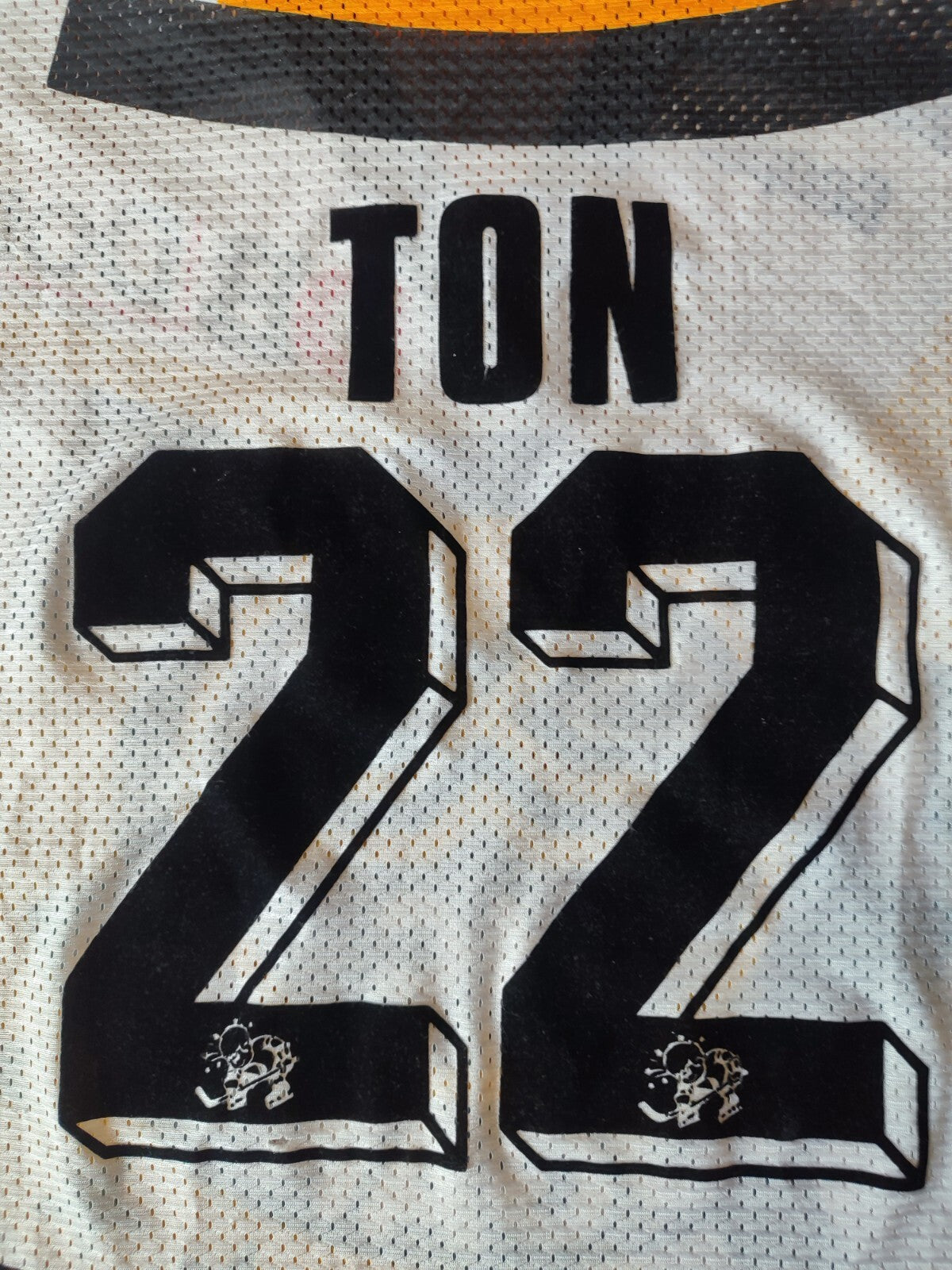 HC Lugano #22 Andy Ton 1991 1992 Ochsner Size XL vintage jersey shirt Ice Hockey
