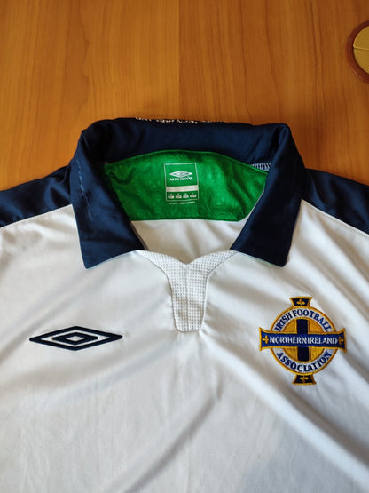 Northern Ireland 2009 2010 away Sz M Umbro shirt jersey soccer football kit tee
