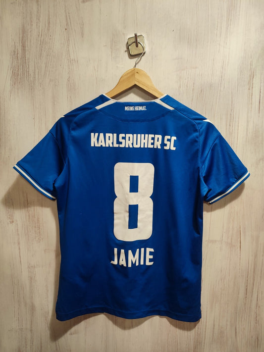 Karlsruher SC 2023 2024 home Size S KSC Macron jersey shirt football soccer kit