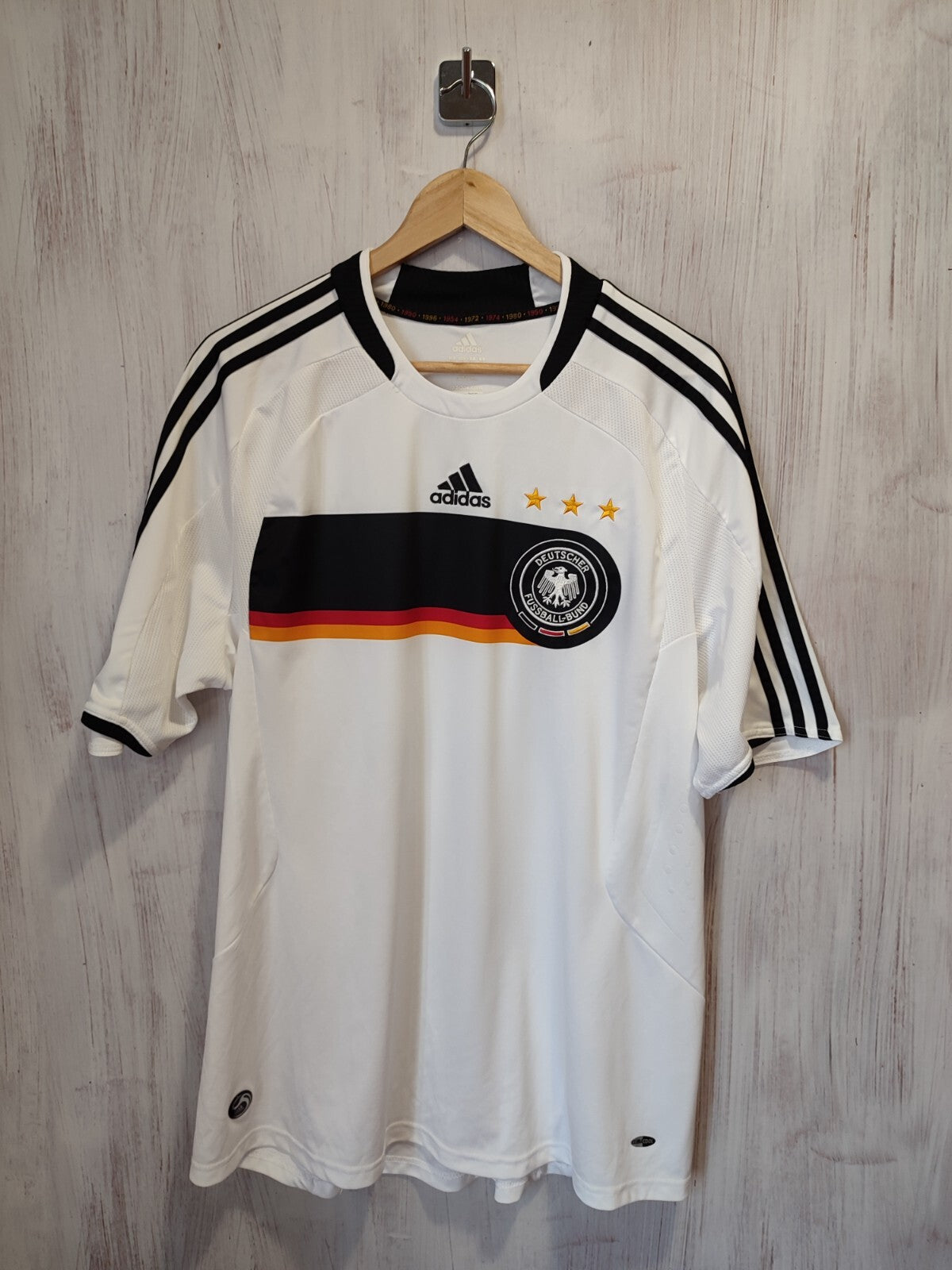 Deutschland team 2008 2009 home Size XL Germany Adidas shirt football soccer kit