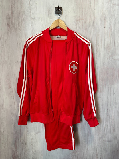 Switzerland  1970's Sz S Adidas Ventex ATP Swiss jacket tracksuit pants 1980's