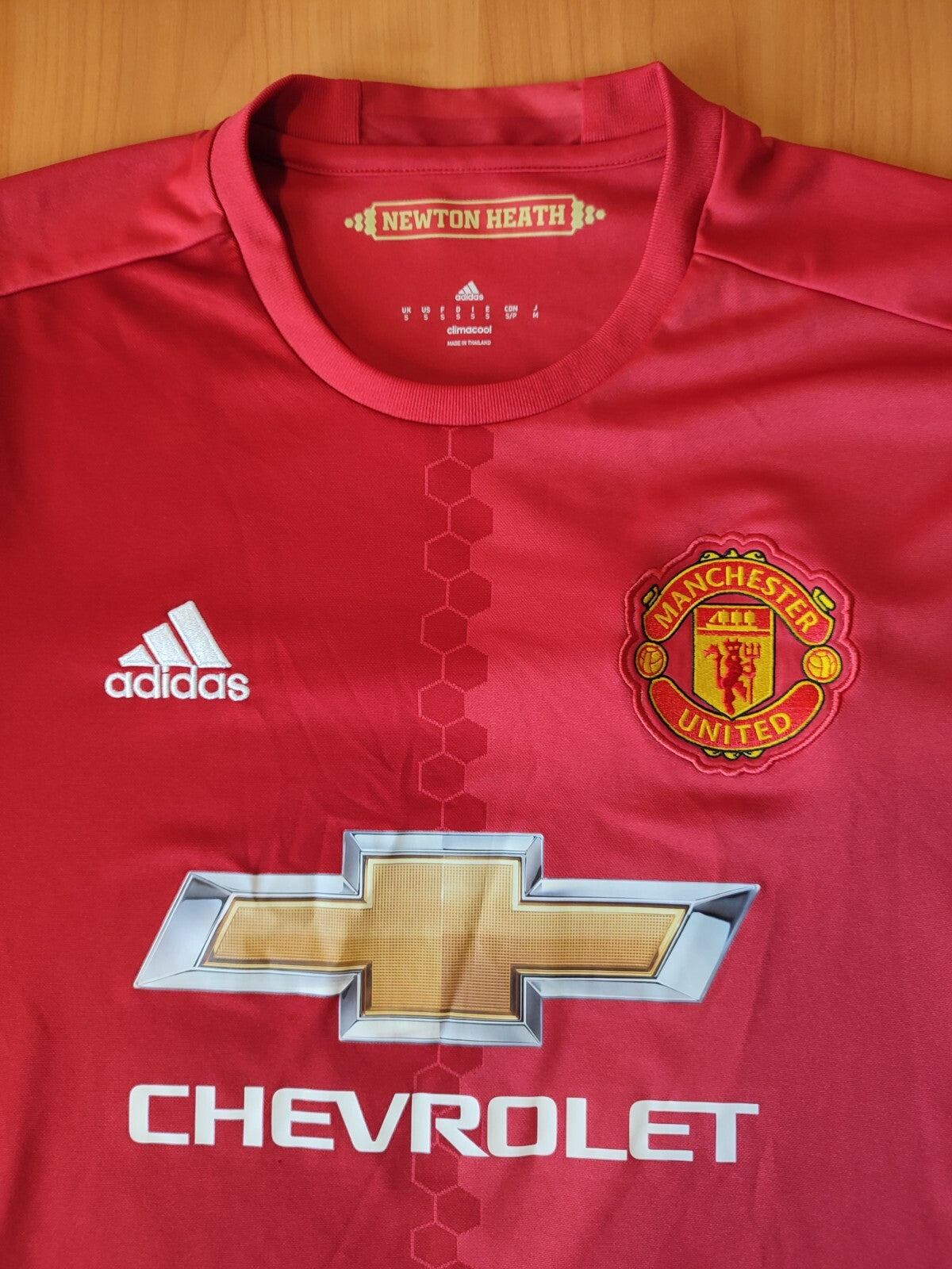 Manchester United 2016 2017 home Sz S soccer jersey shirt football kit tee Pogba