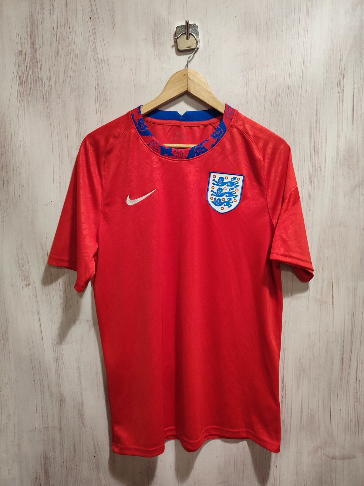 England team 2020 2021 training Sz L shirt jersey football soccer kit trikot tee